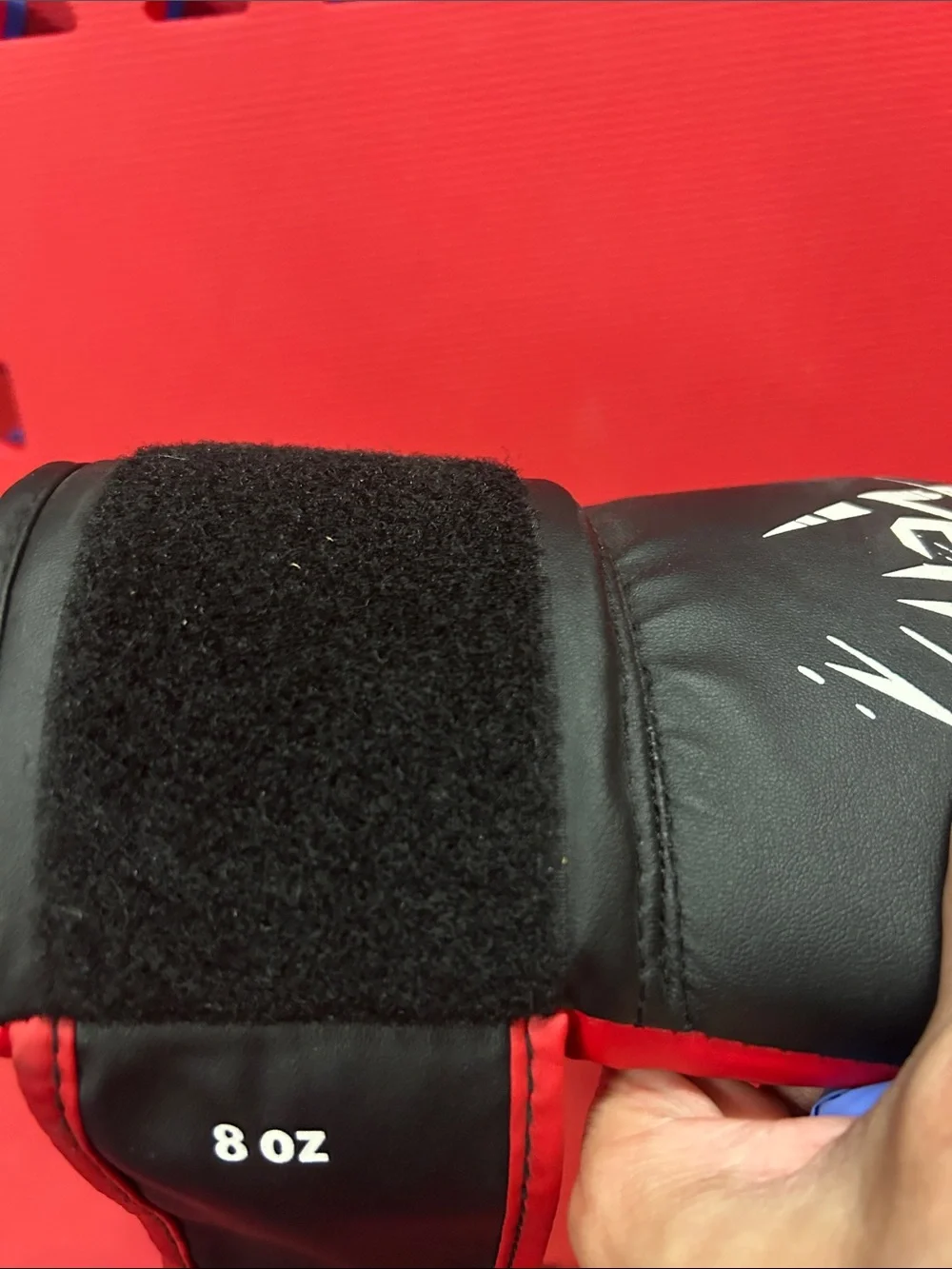 Venum YOUTH Black & Red Boxing Gloves